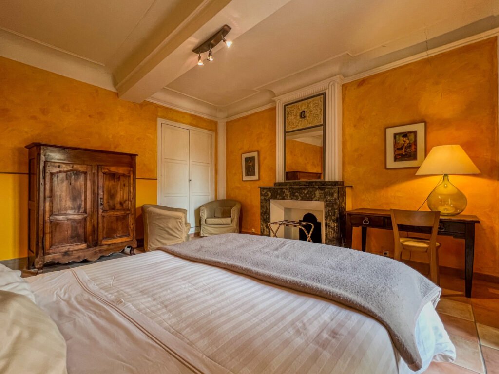 Chambre Mémé Louise Hôtel d'Alibert Caunes-Minervois